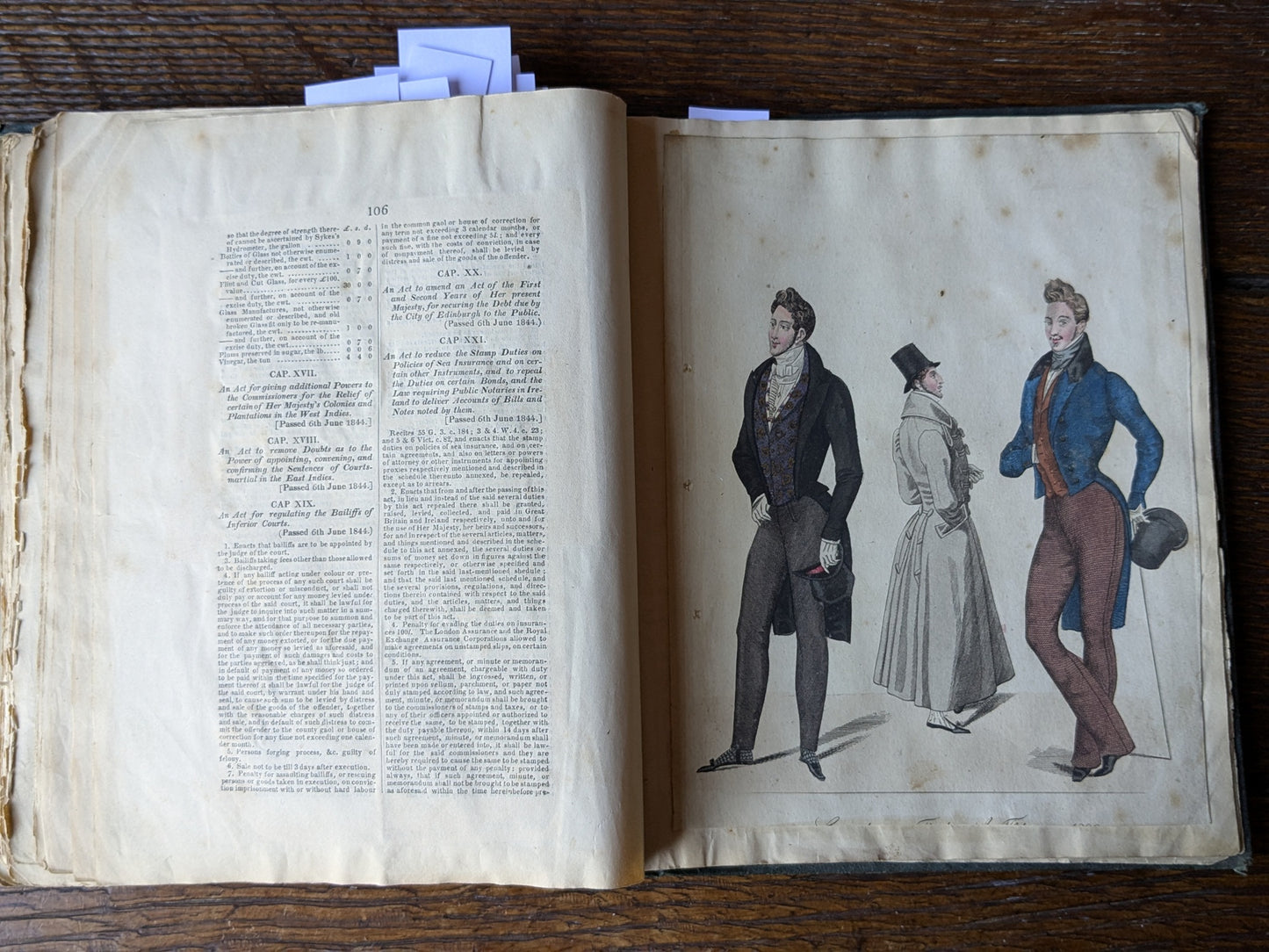 Antique scrap album 1845