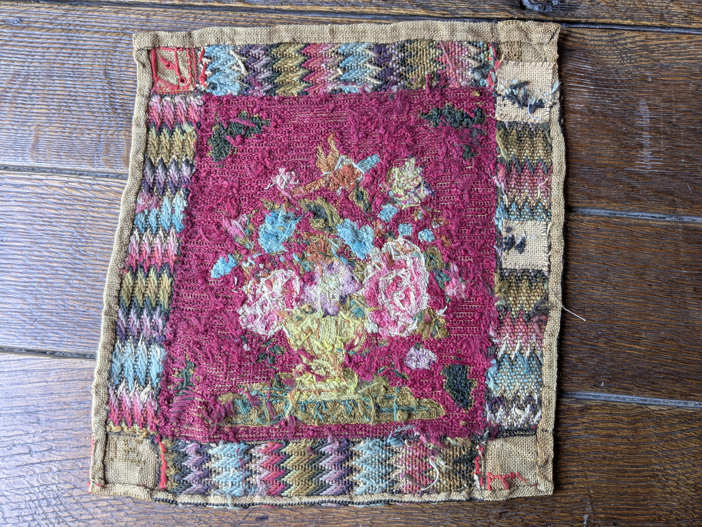 Antique 18th century embroidery