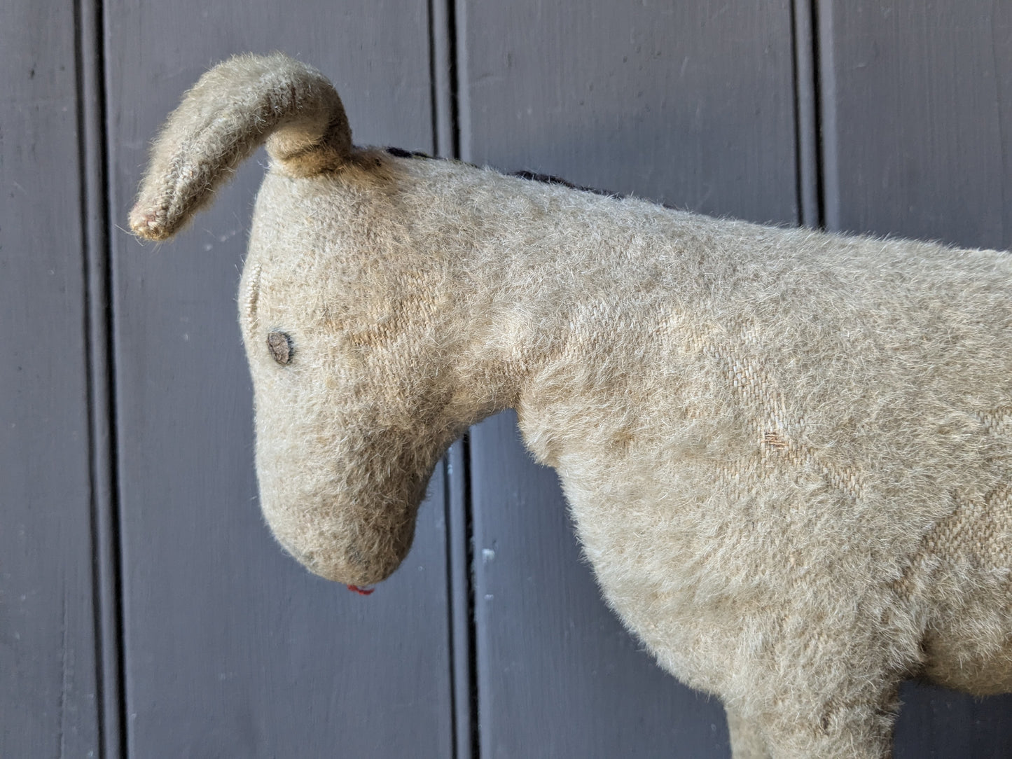Antique Steiff donkey on wheels