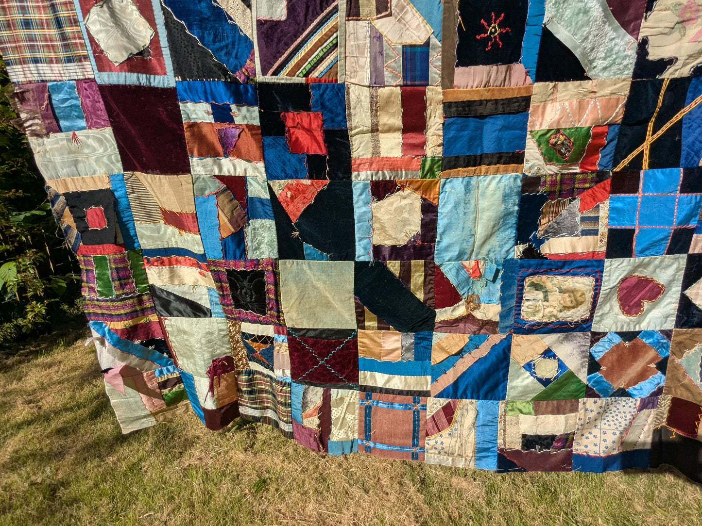Antique Victorian crazy patchwork