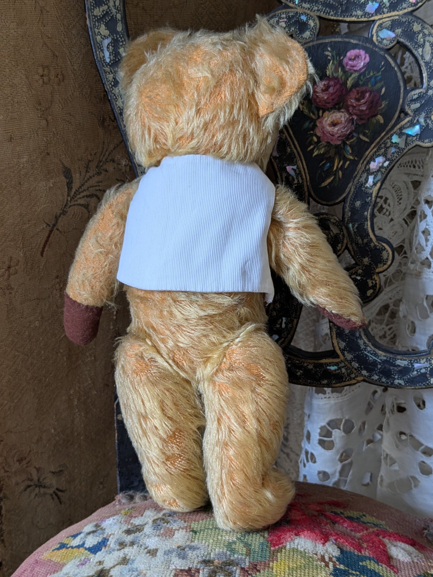 Vintage Chad Valley teddy bear in antique waistcoat