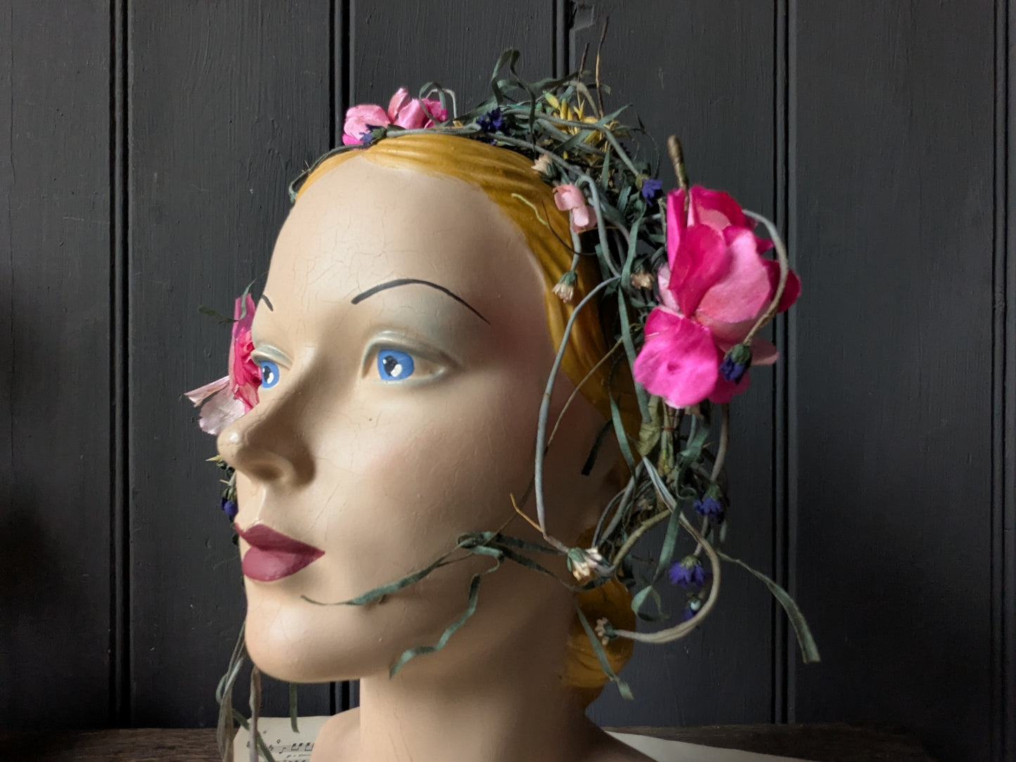Beautiful vintage flower headdress