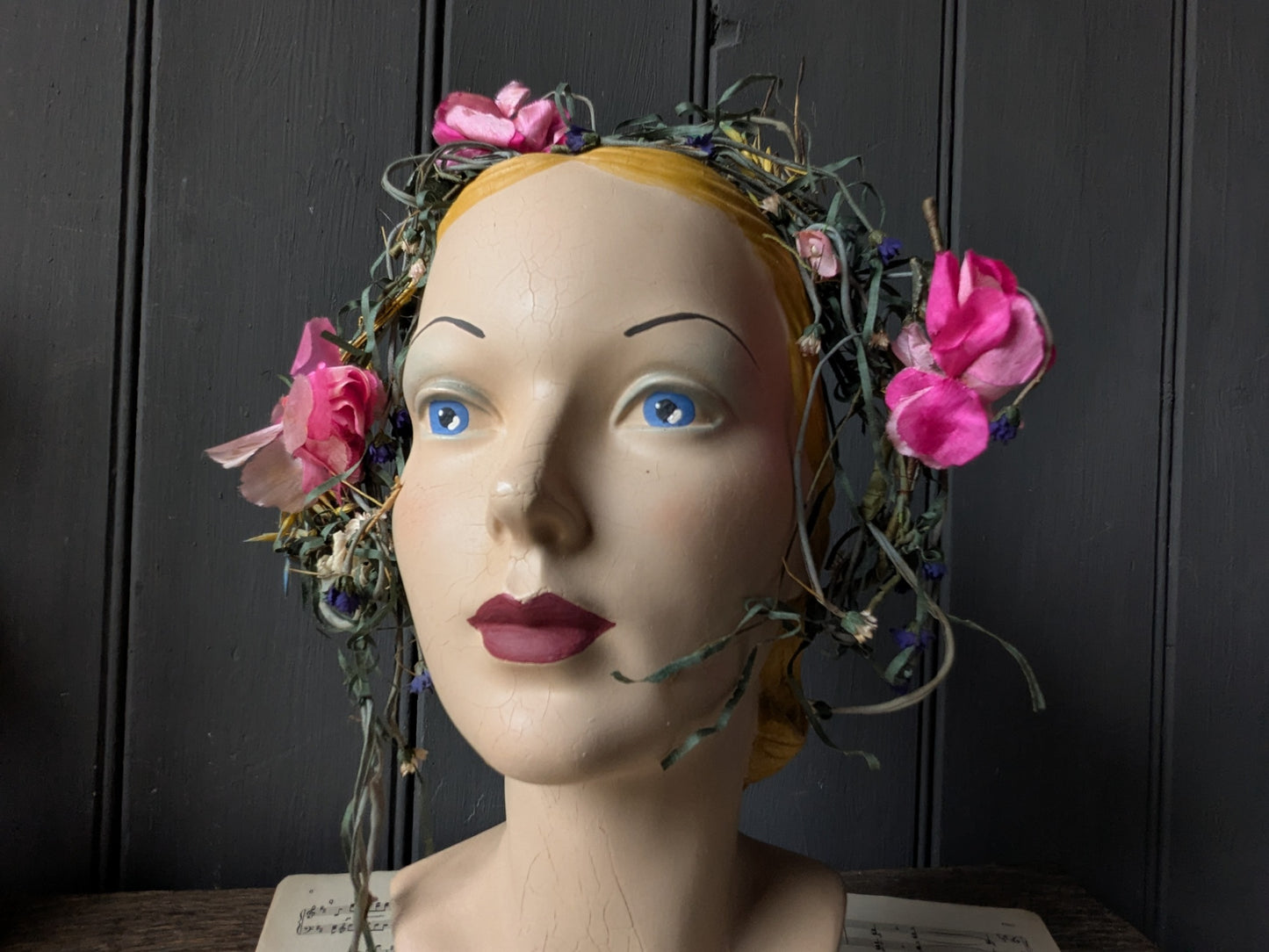 Beautiful vintage flower headdress