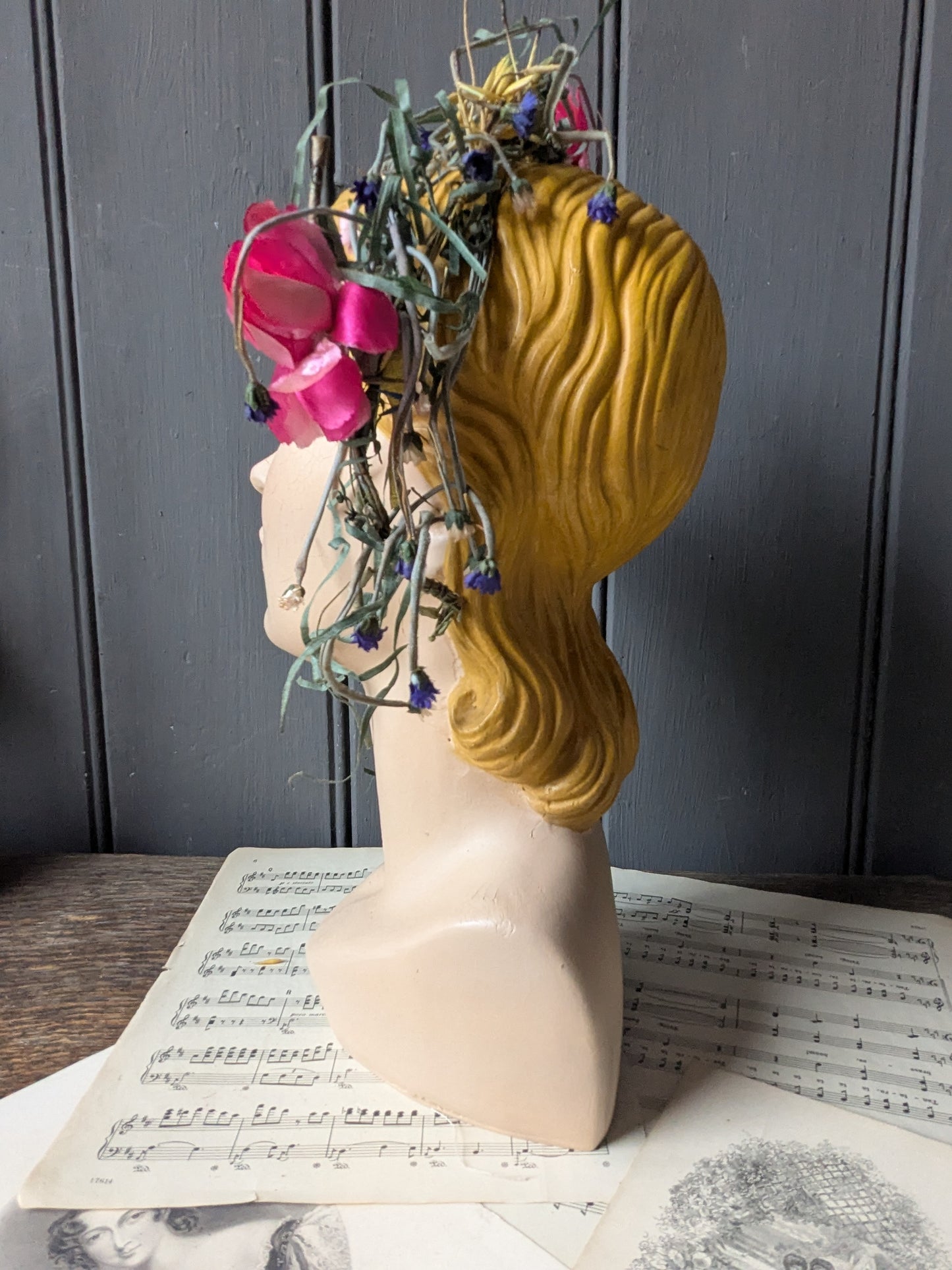 Beautiful vintage flower headdress
