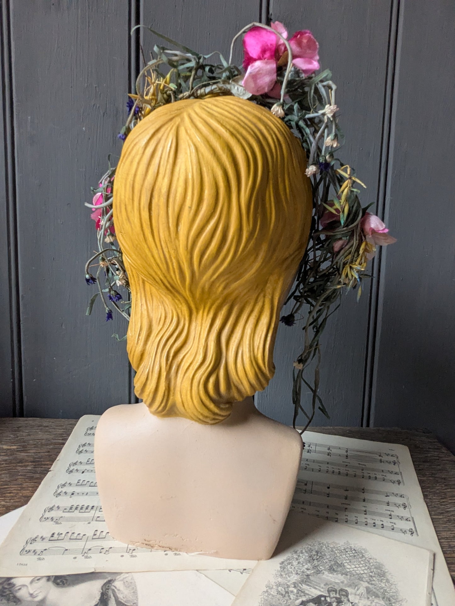 Beautiful vintage flower headdress
