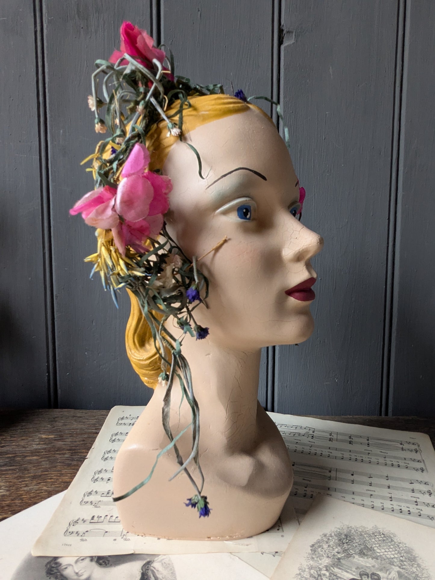 Beautiful vintage flower headdress