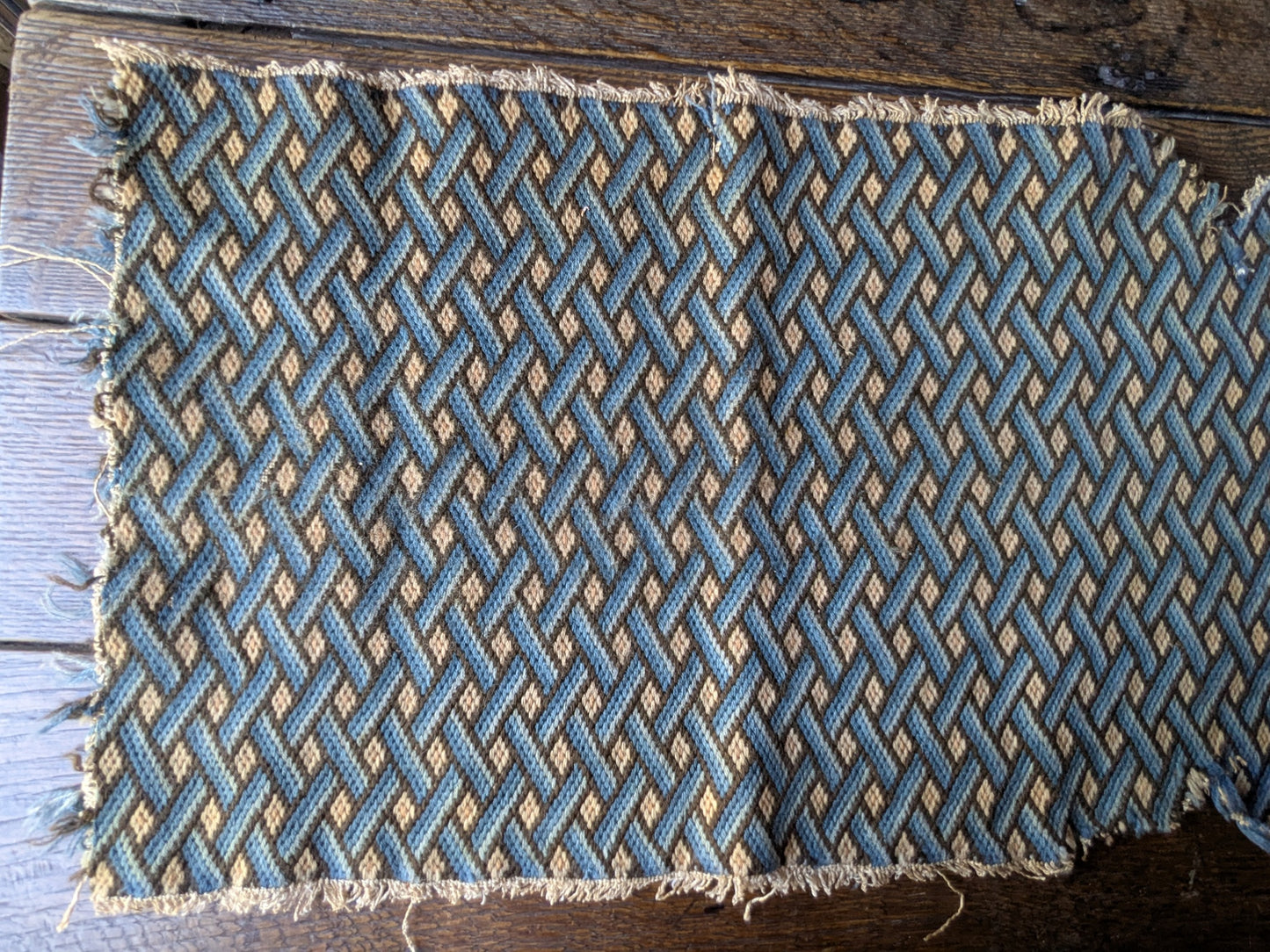 Antique Victorian needlepoint panel