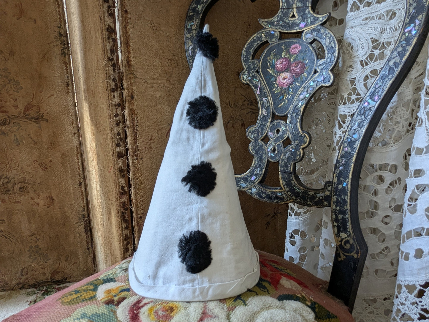 Child's vintage Pierrot costume