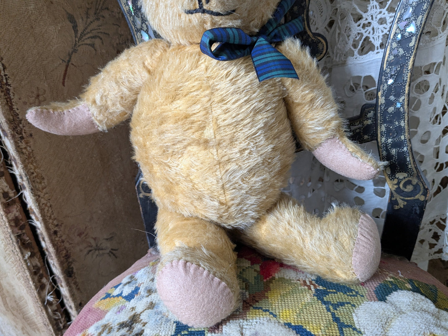 Plump vintage teddy bear