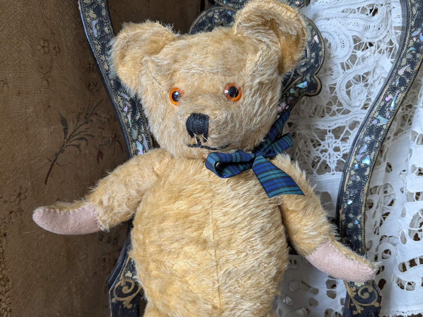 Plump vintage teddy bear