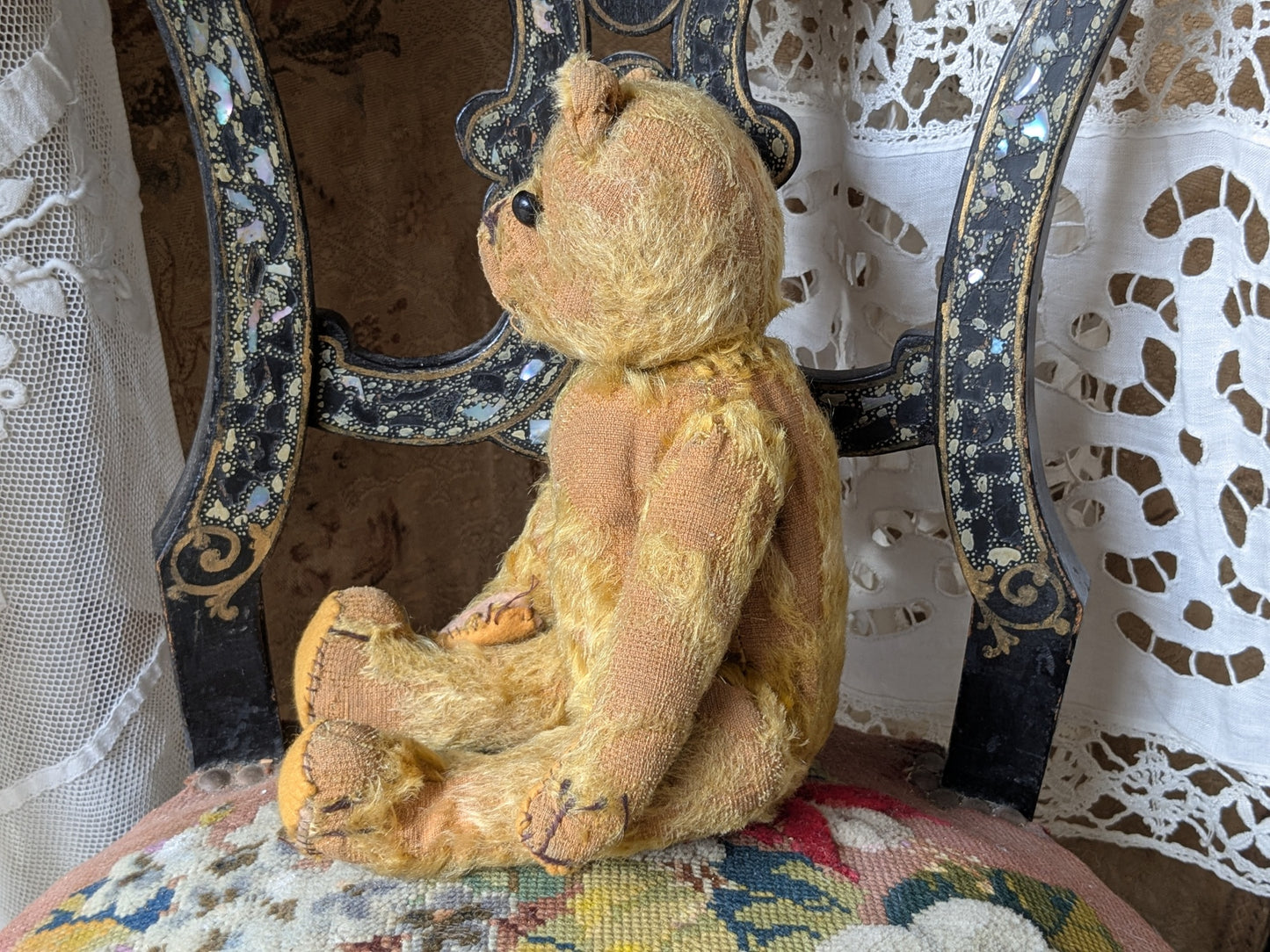 Worn antique German bear