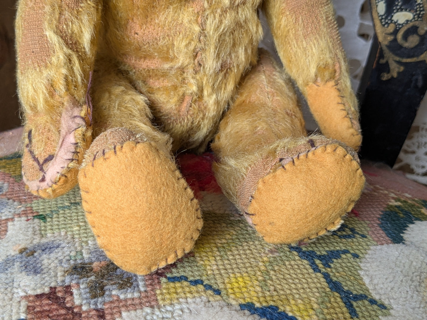 Worn antique German bear