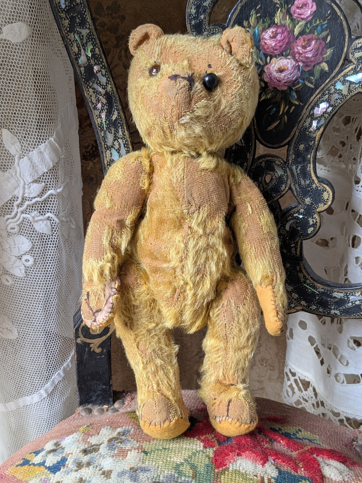 Worn antique German bear