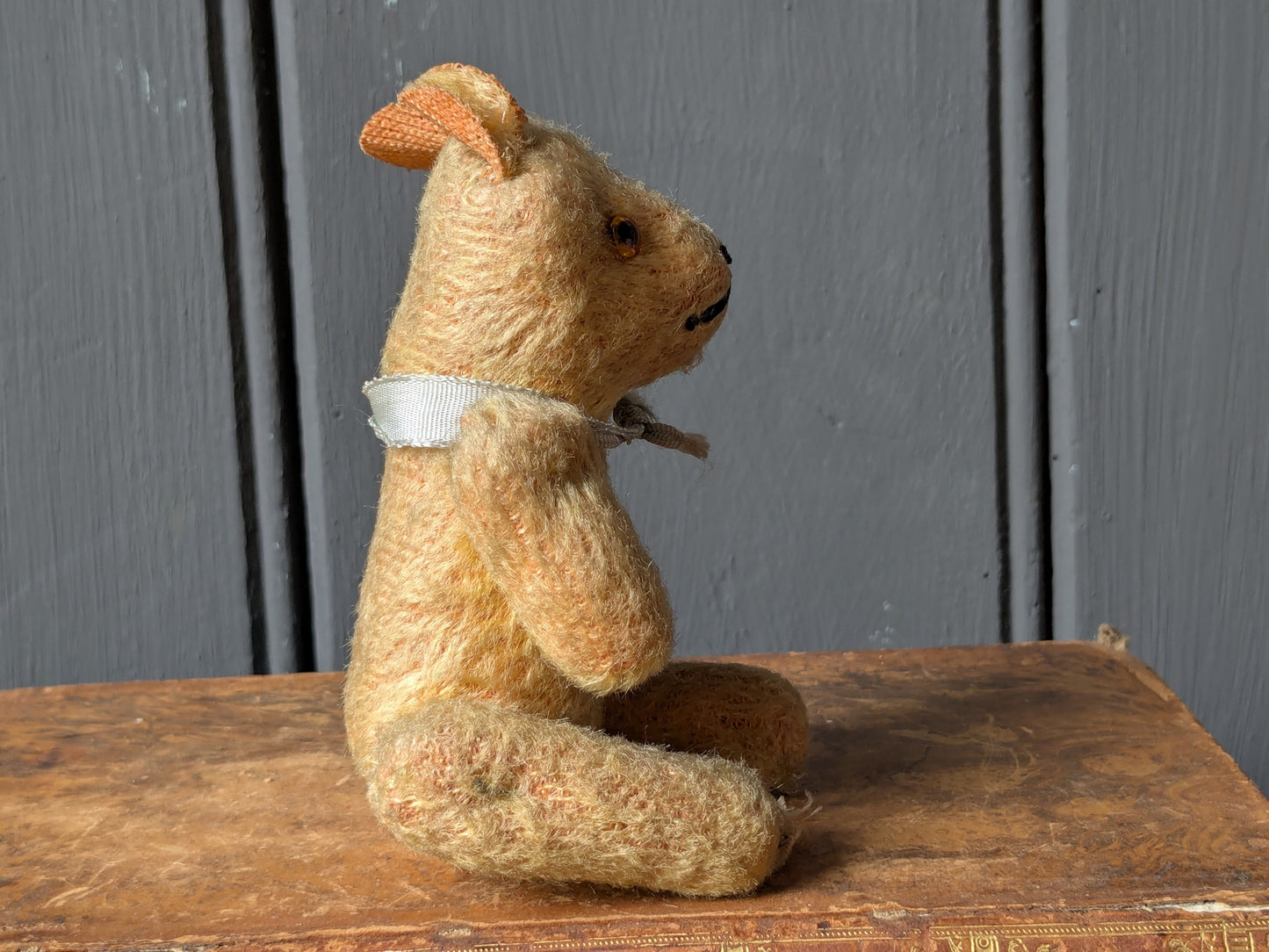 Tiny vintage teddy bear