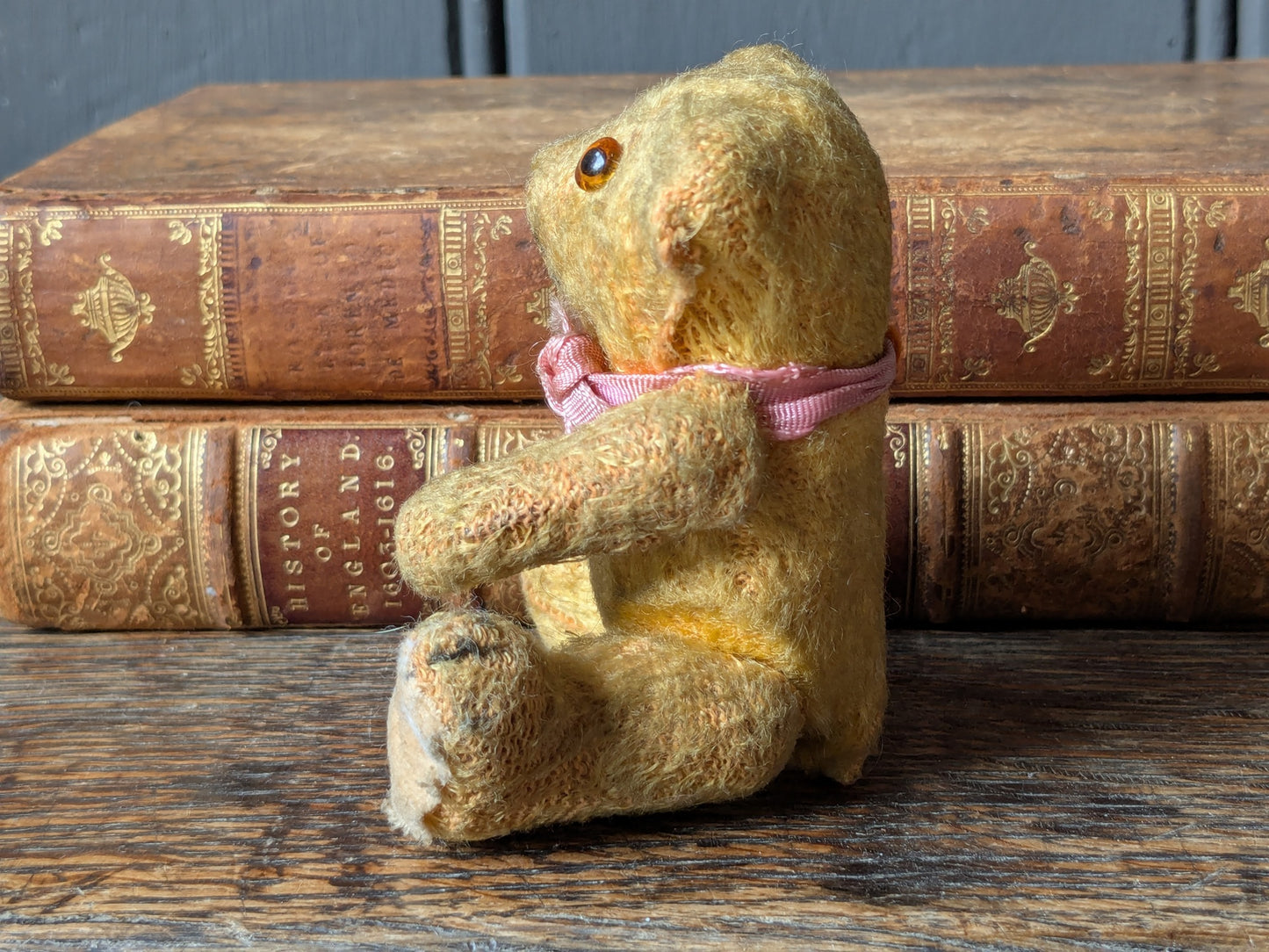 Tiny vintage teddy bear