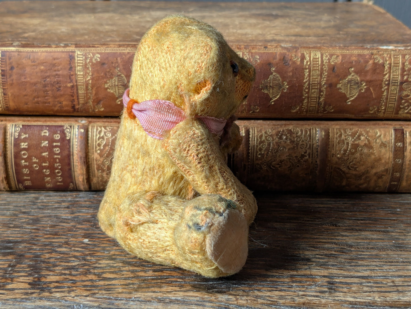 Tiny vintage teddy bear