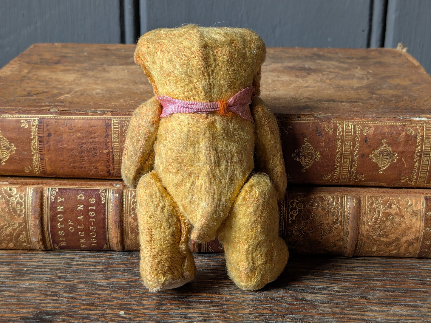 Tiny vintage teddy bear