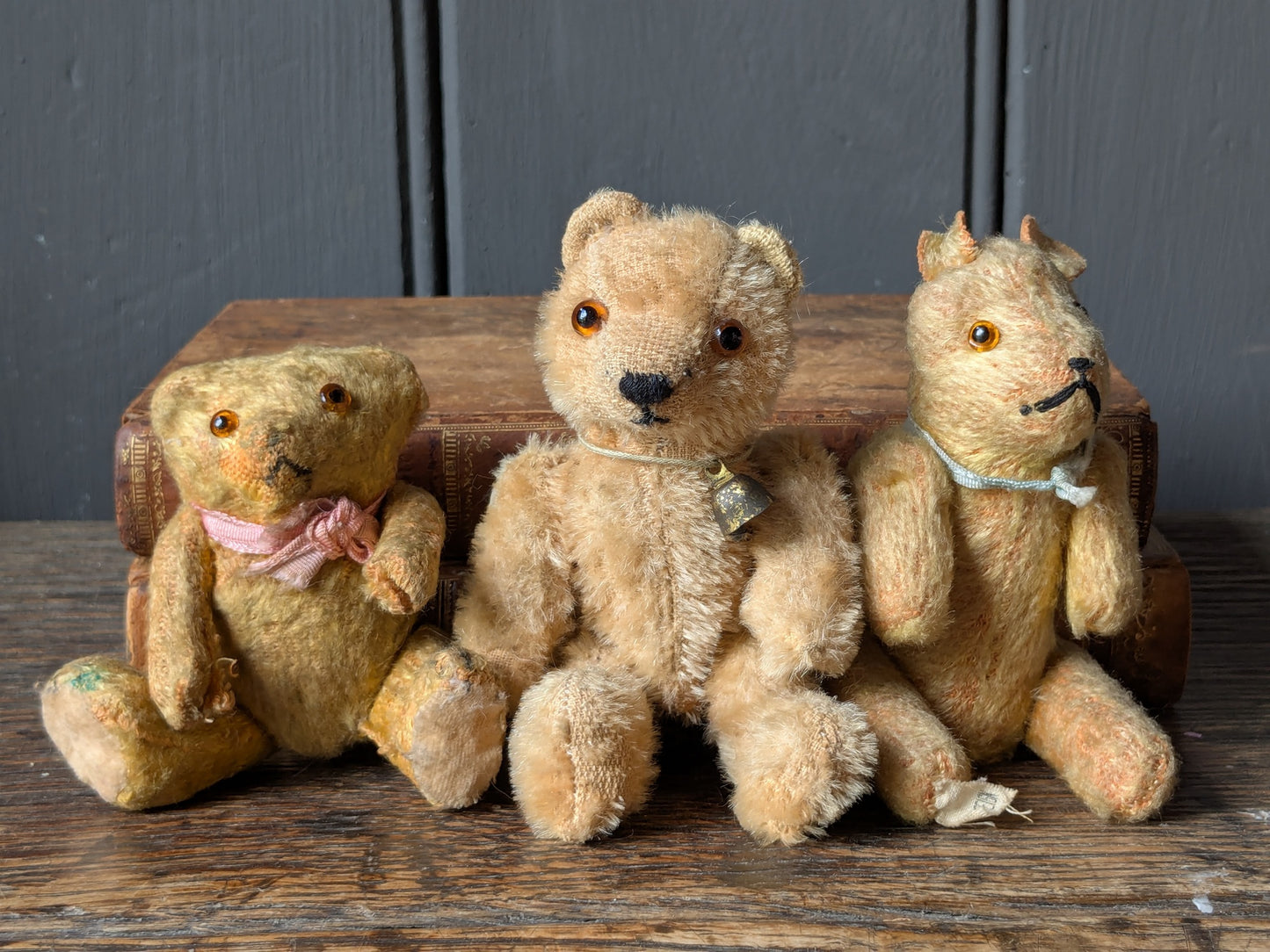 Tiny vintage teddy bear