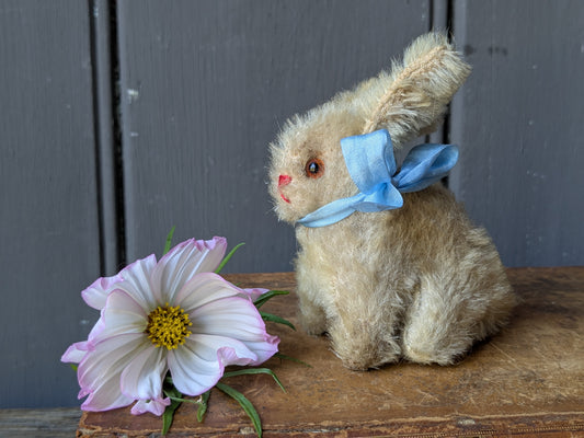 Tiny vintage mohair bunny rabbit