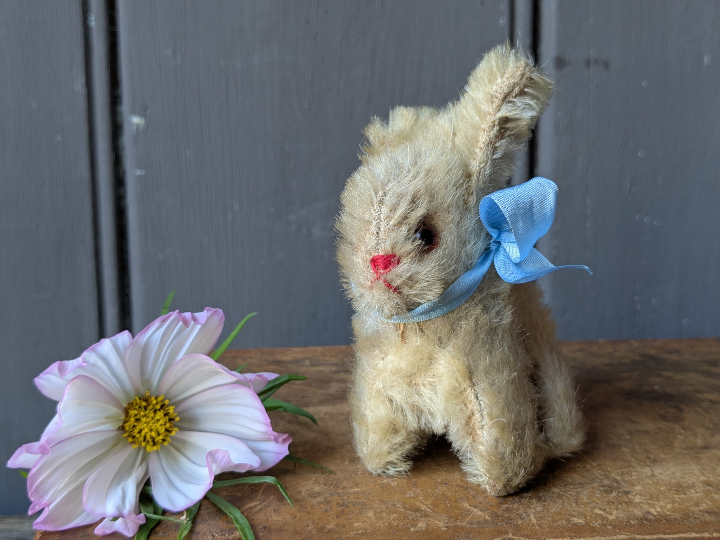 Tiny vintage mohair bunny rabbit