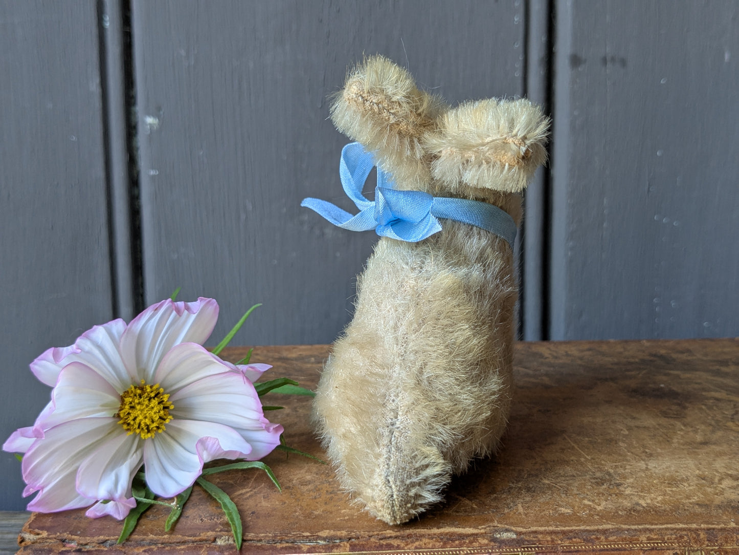 Tiny vintage mohair bunny rabbit