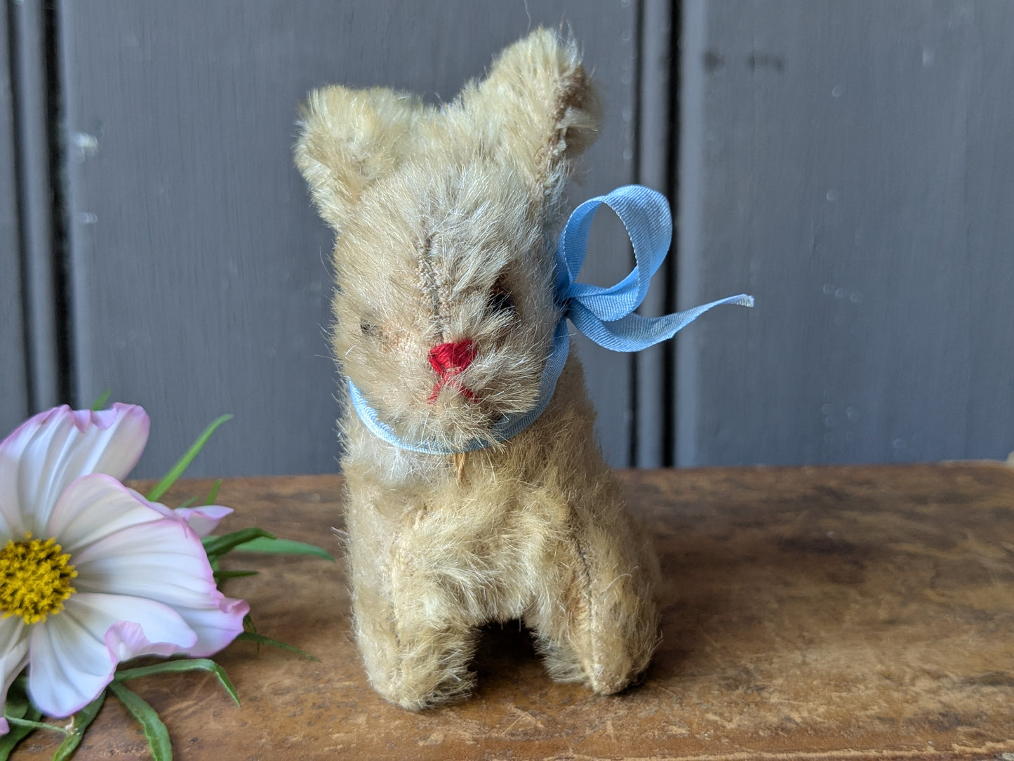 Tiny vintage mohair bunny rabbit