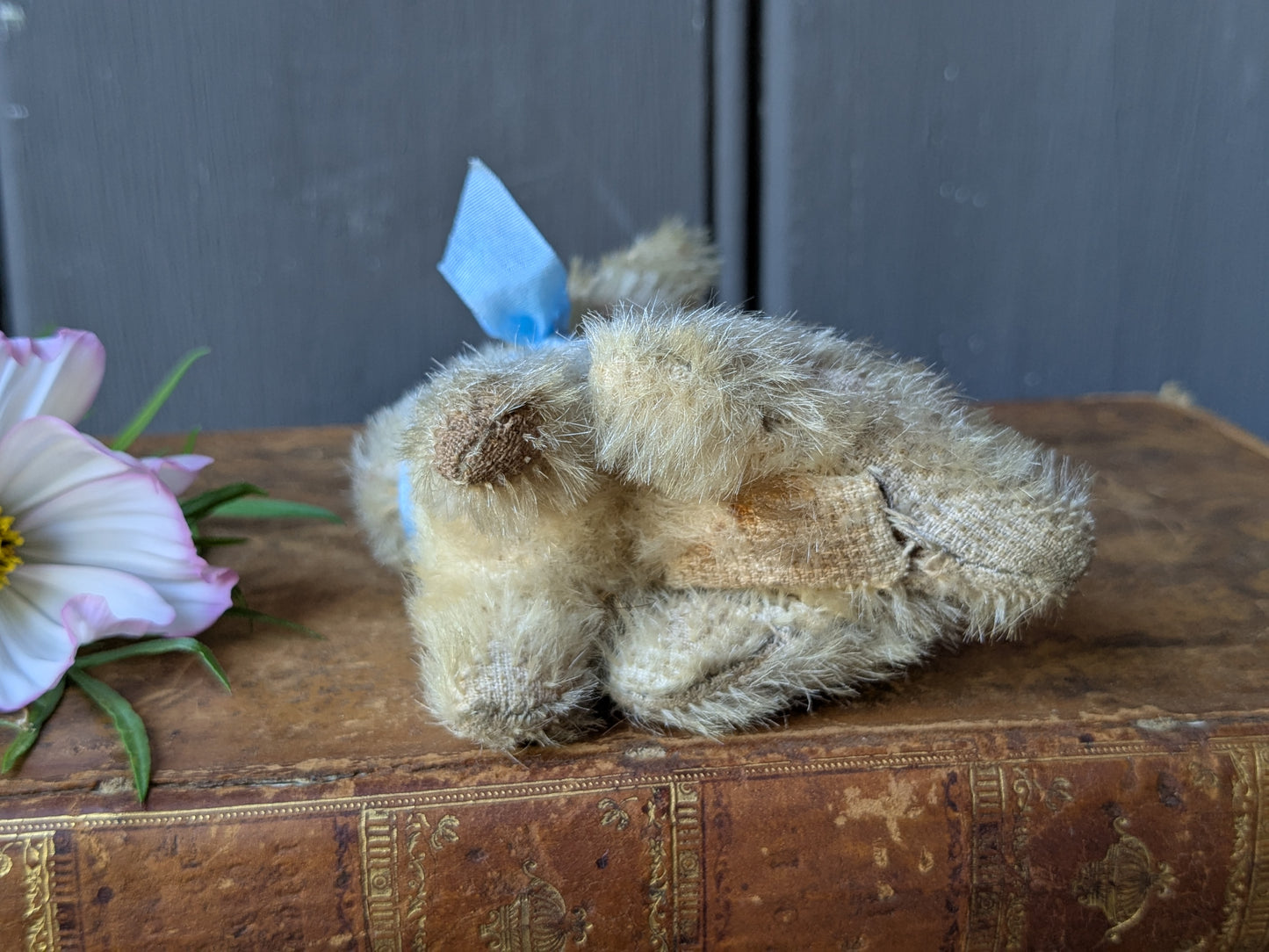 Tiny vintage mohair bunny rabbit