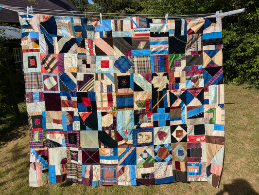 Antique Victorian crazy patchwork
