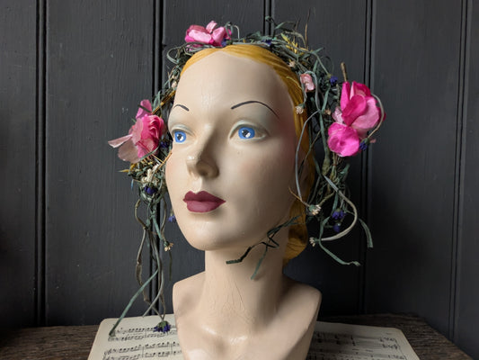 Beautiful vintage flower headdress