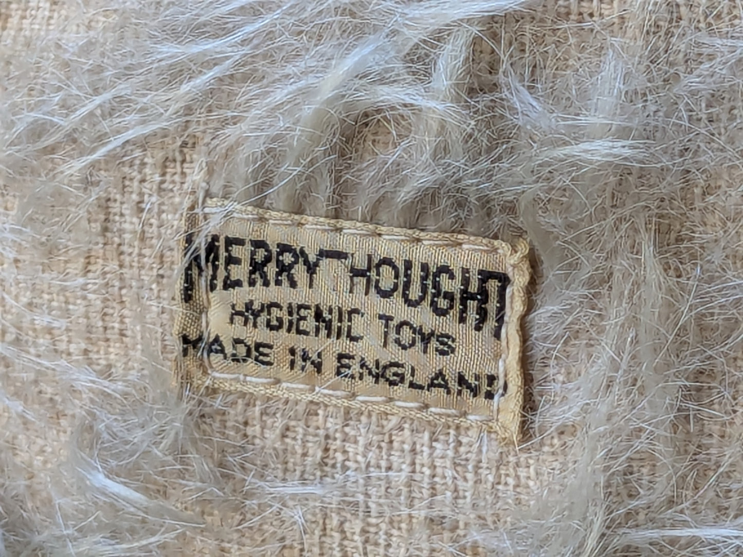 Vintage Merrythought rabbit with chimes