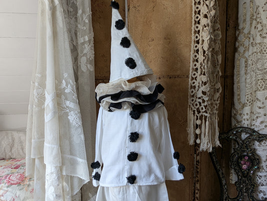 Child's vintage Pierrot costume