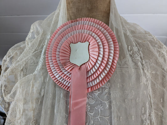 Vintage pink rosette