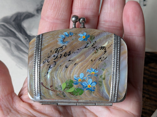 Vintage mother of pearl purse