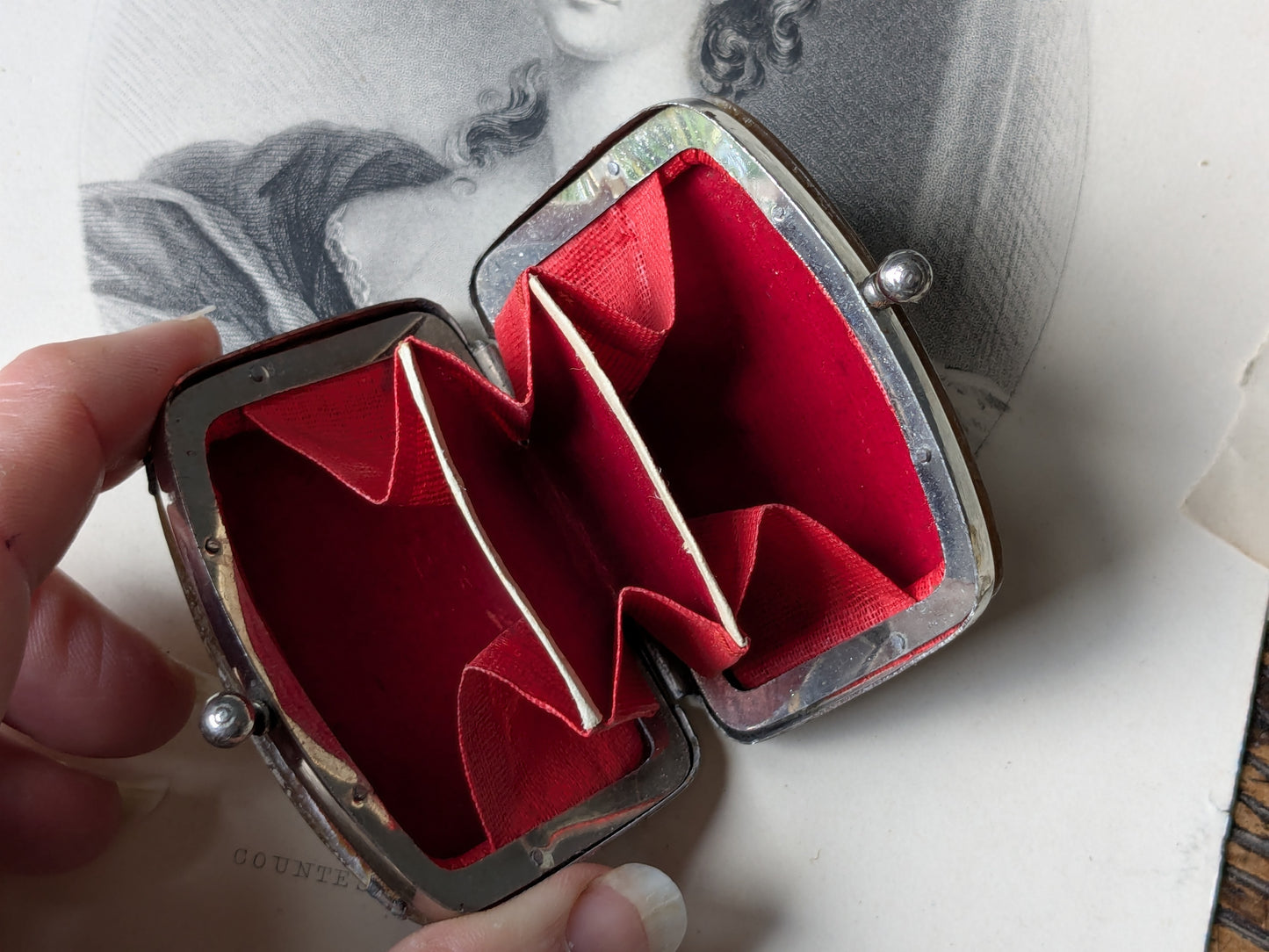 Vintage mother of pearl purse