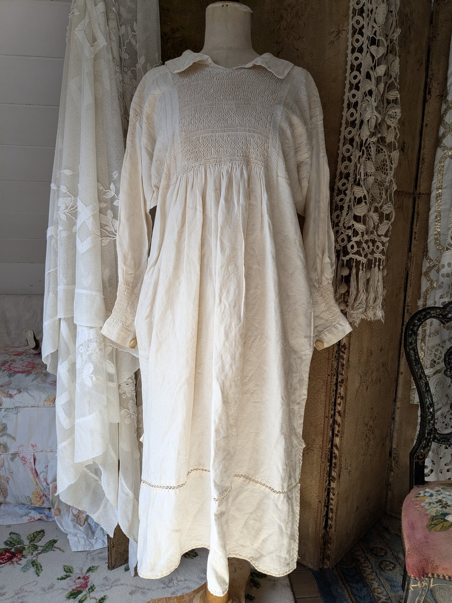 Vintage farmers style smock