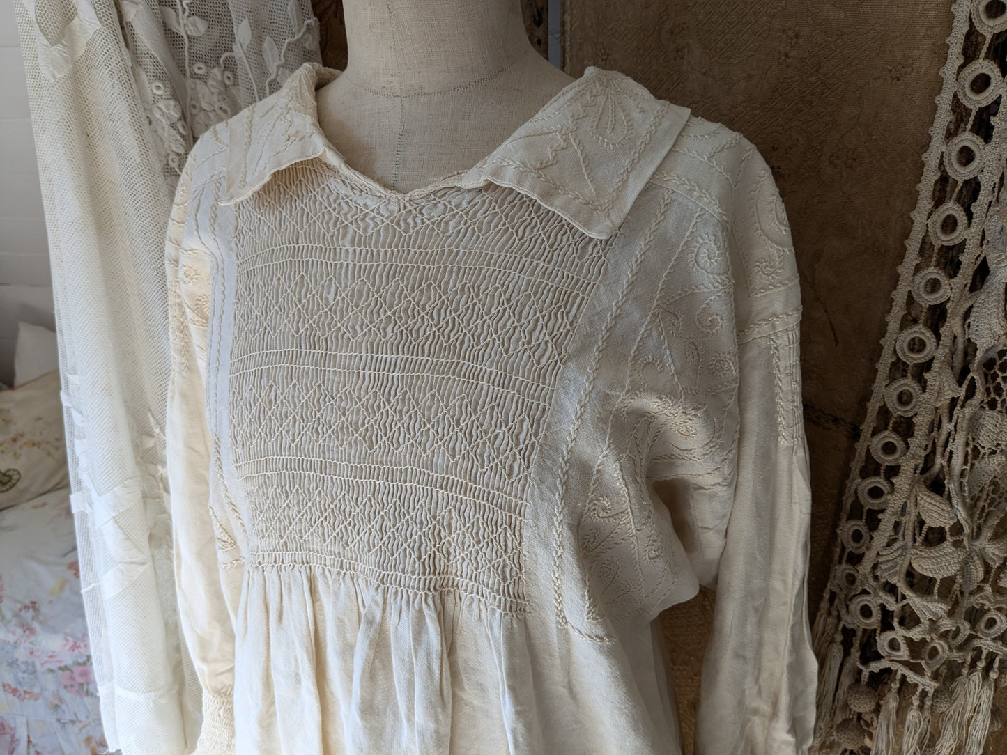 Vintage farmers style smock