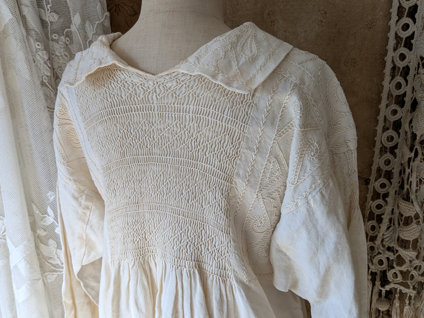Vintage farmers style smock
