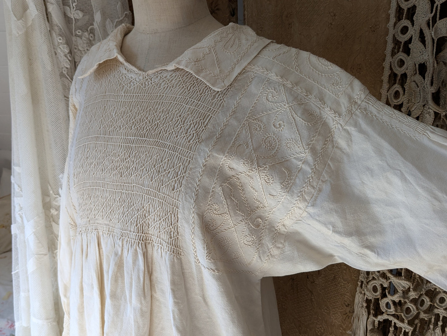 Vintage farmers style smock